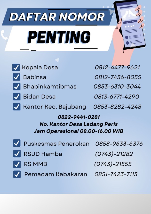 INFO KONTAK PENTING